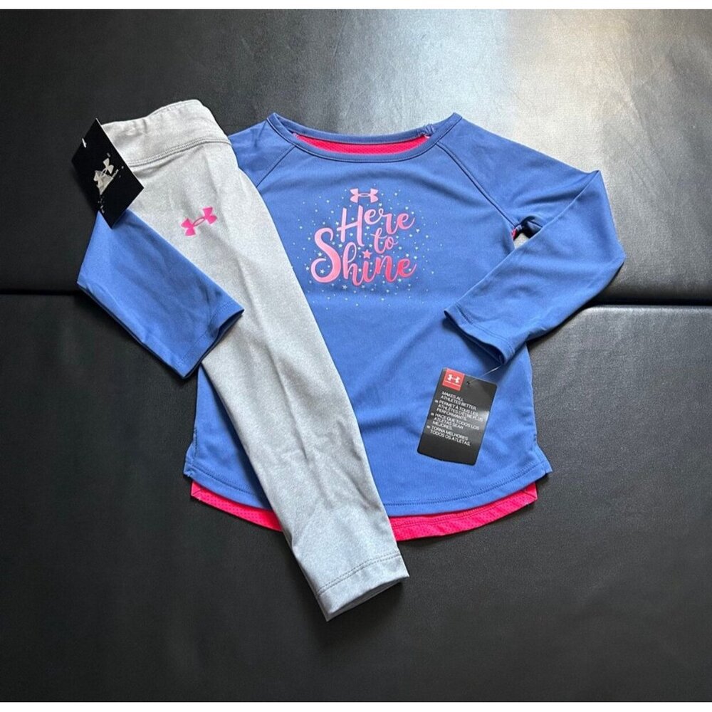 NWT Under Armour Tunic & Leggings Set Girls Size 2T